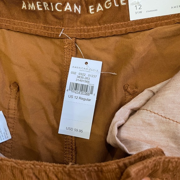 American Eagle Outfitters High Rise Corduroy Cargo jogger pants - Picture 8 of 10